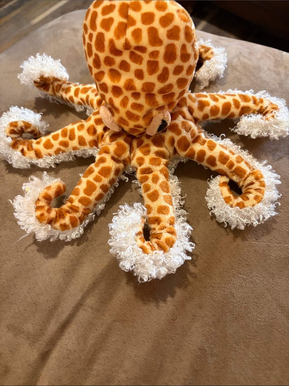 Douglas The Cuddle Toy Plush Octopus with Giraffe Spots